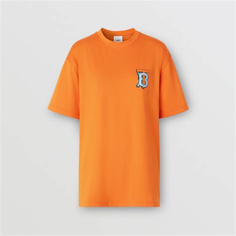 orange burberry t shirt|Men’s Designer T.